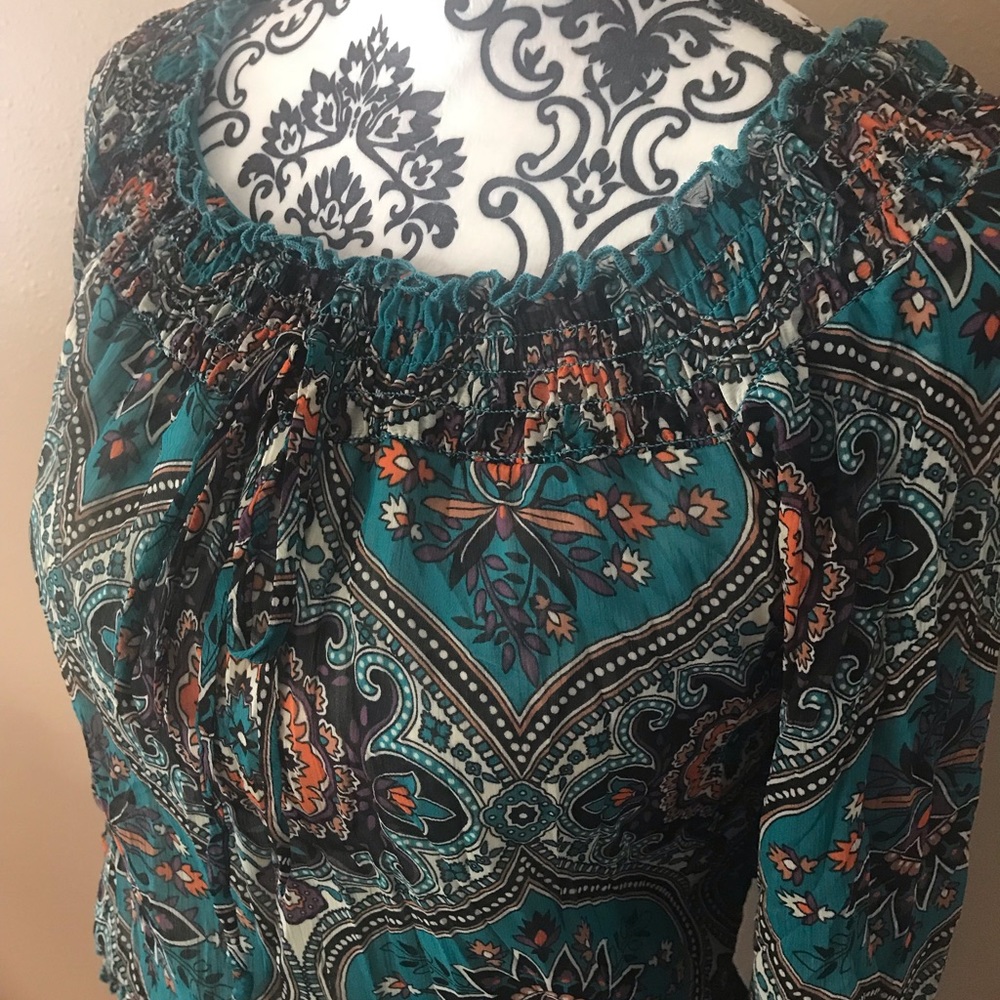 Green Paisley Dress